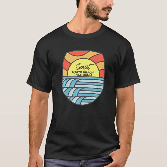 Camiseta Sunset State Beach California Ca Beach Sunset (Anverso)