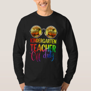 Camiseta Sunset Summer Kindergarten Profesor Off Duty Sungl