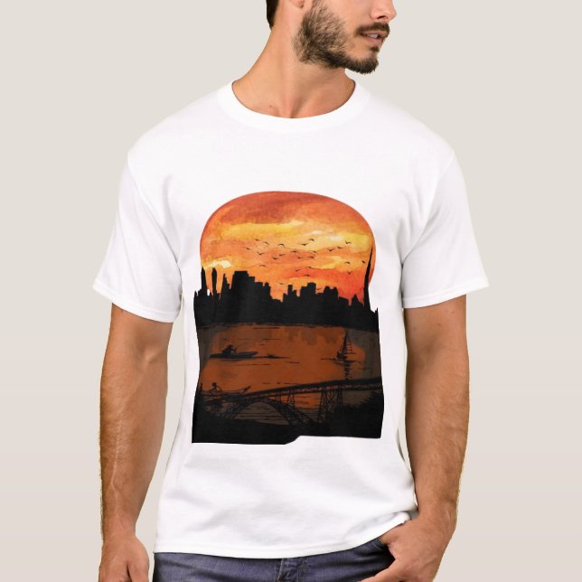 Camiseta Sunset Sun (Anverso)