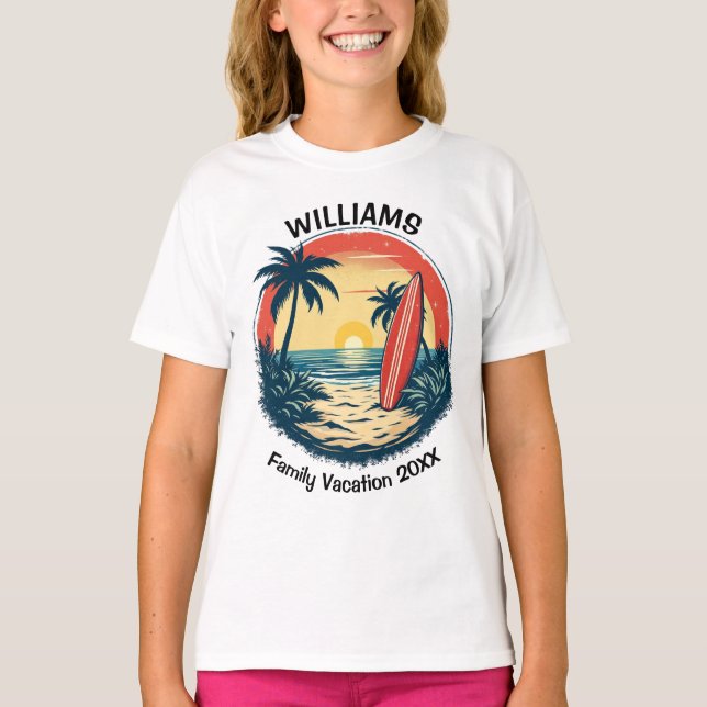 Camiseta Sunset Surf (Anverso)