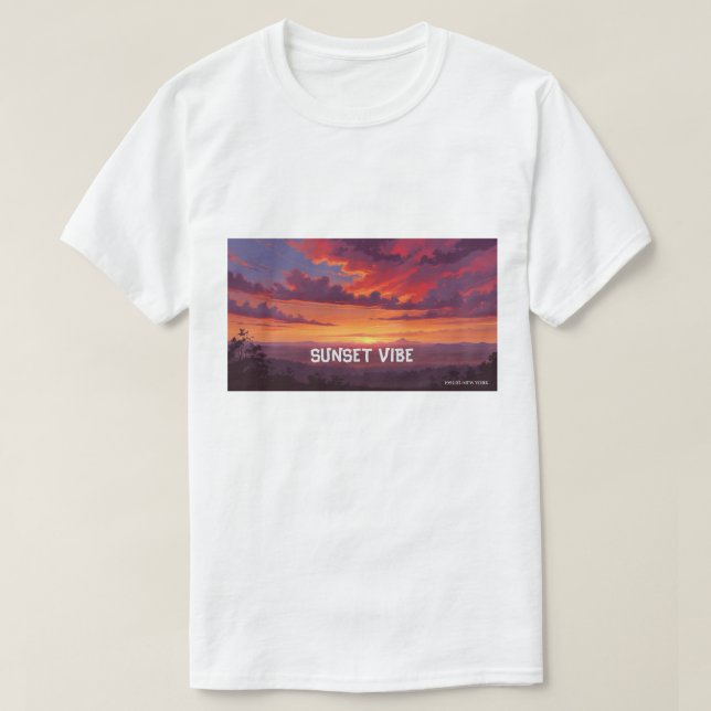 CAMISETA SUNSET T-SHIRT (Diseño del anverso)