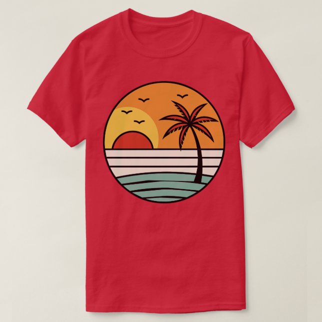 Camiseta Sunset TShirt (Diseño del anverso)