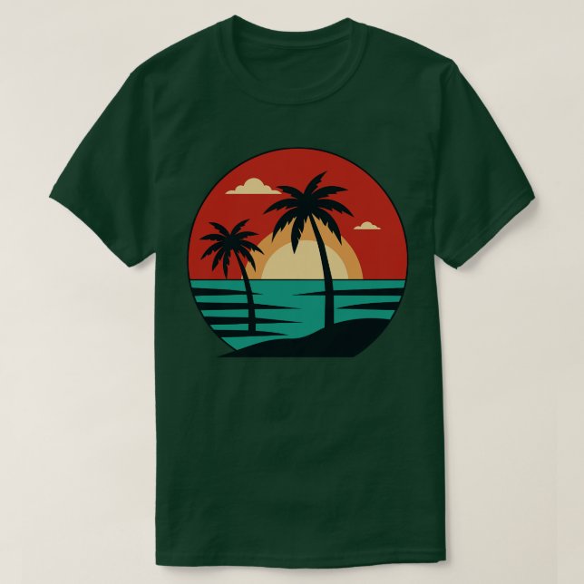 Camiseta Sunset TShirt 1 (Diseño del anverso)