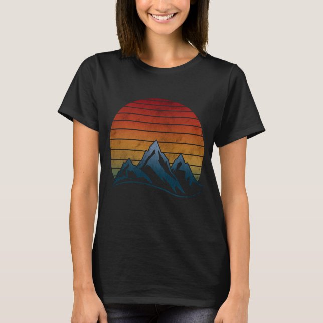 Camiseta SUNSET VINTAGE MOUNTAIN (Anverso)