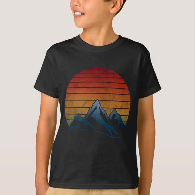 Camiseta SUNSET VINTAGE MOUNTAIN (Anverso)