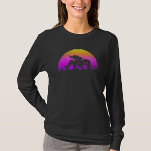 Camiseta Sunset Wildlife Animal Exótico Reptile Lizard Komo