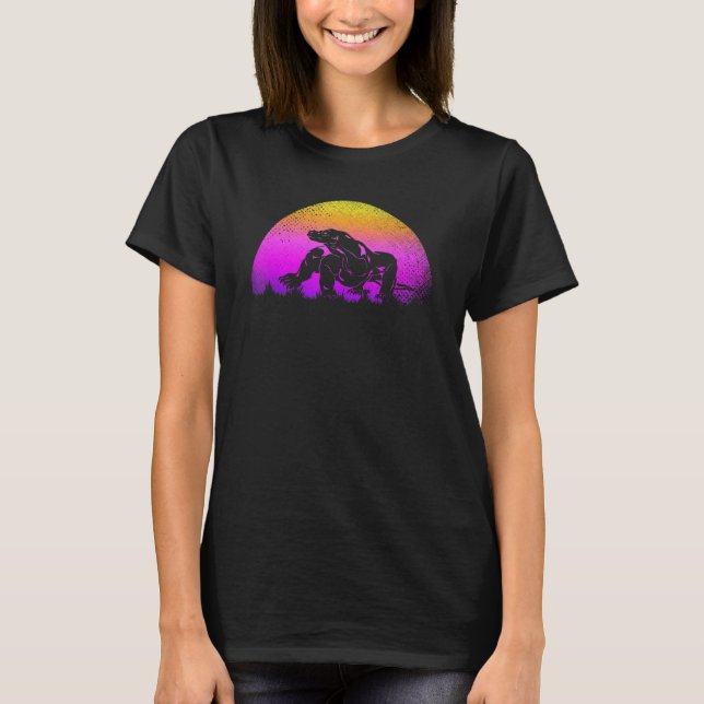 Camiseta Sunset Wildlife Animal Exótico Reptile Lizard Komo (Anverso)