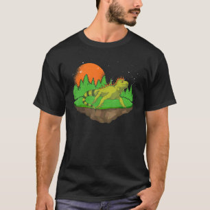 Camiseta Sunset Wildlife Reptile Animal Lizard Mascota Prop