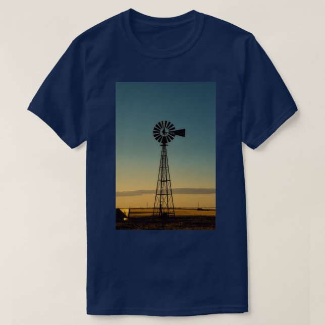 Camiseta Sunset Windmill (Diseño del anverso)