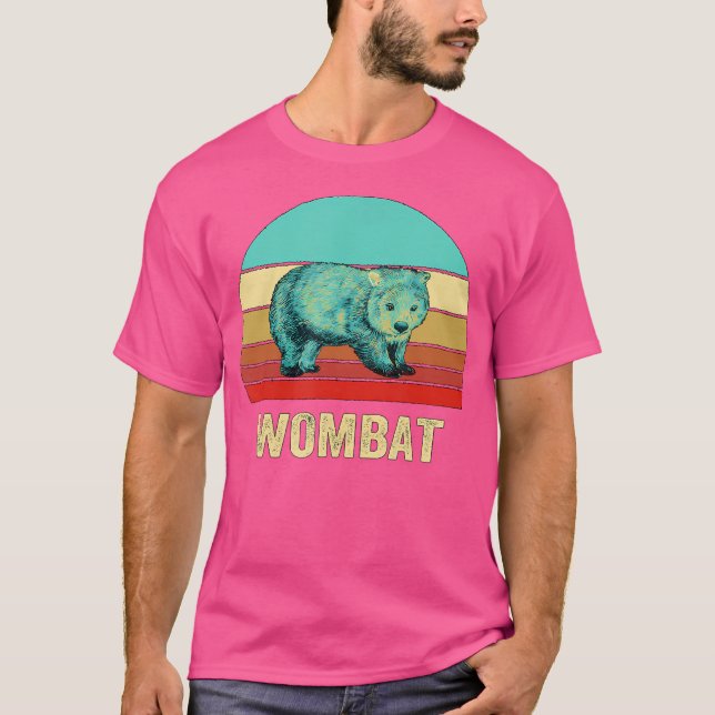 Camiseta Sunset Wombat (Anverso)