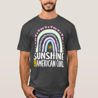 Camiseta Sunshine and American Curl Cute regalo arcoiris pa