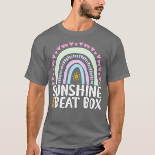 Camiseta Sunshine and Beat Box Cute regalo arcoiris para la
