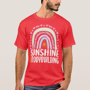 Camiseta Sunshine and Bodybuilding Cute Rainbow Gift para W