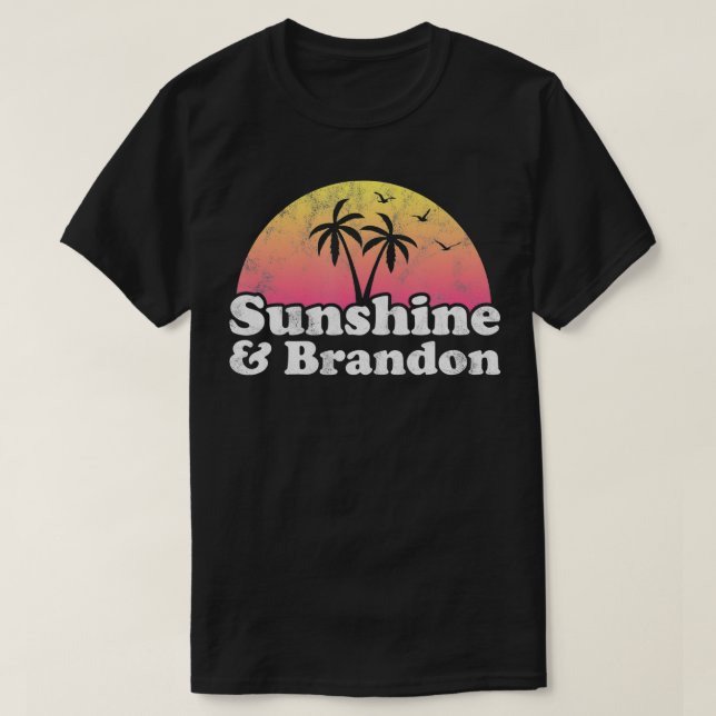 Camiseta Sunshine and Brandon FL Florida (Diseño del anverso)