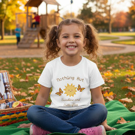 Camiseta "Sunshine and Butterflies"