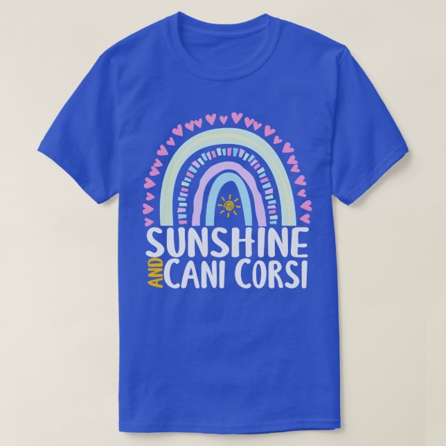 Camiseta Sunshine and Cani Corsi cute regalo arcoiris para  (Diseño del anverso)