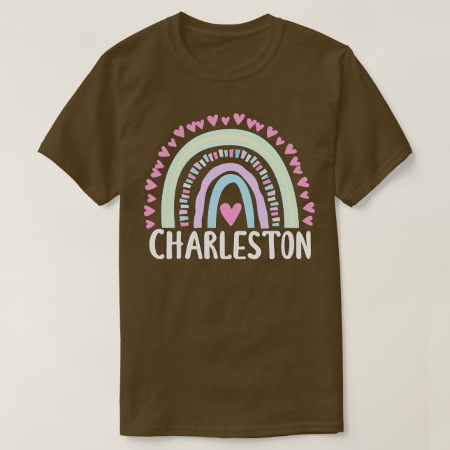 Camiseta Sunshine and Charleston South olina Cute Rainbow G (Diseño del anverso)
