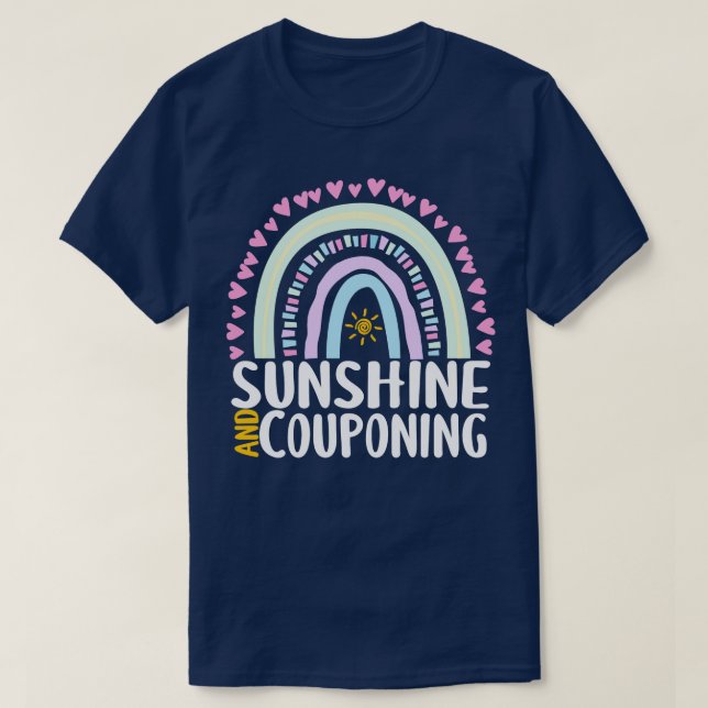 Camiseta Sunshine and Couponing Cute Rainbow Gift para las  (Diseño del anverso)