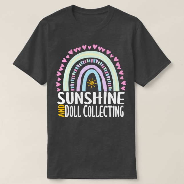 Camiseta Sunshine and Doll Collecting Cute Rainbow Gift (Diseño del anverso)