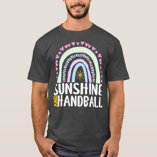 Camiseta Sunshine and Handball Cute el regalo del arcoiris 