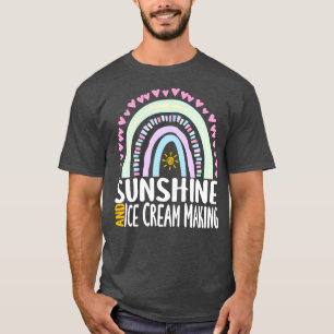 Camiseta Sunshine and Ice Cream (Crema de hielo): un regalo