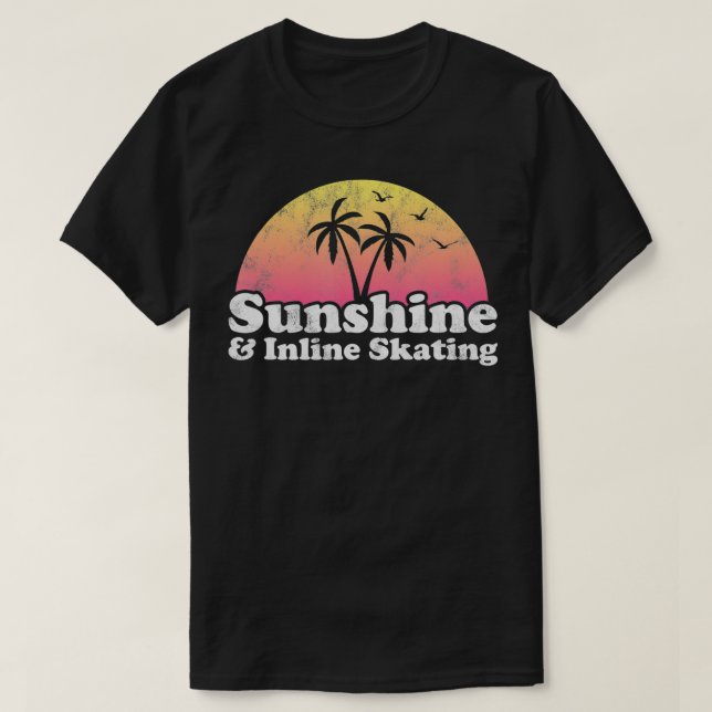 Camiseta Sunshine and Inline Sking (Diseño del anverso)