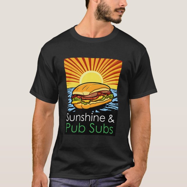 Camiseta Sunshine And Pub Subs Beach (Anverso)