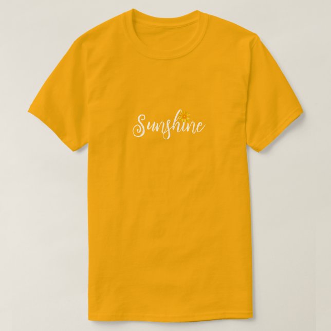 Camiseta Sunshine and Sunflower tee (Diseño del anverso)