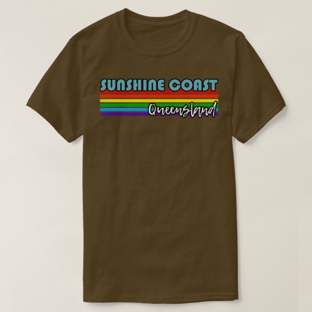 Camiseta Sunshine Coast Queensland Orgullo Sunshine Coast L (Diseño del anverso)
