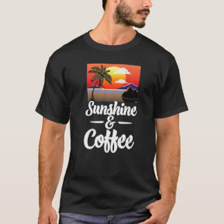 Camiseta Sunshine & Coffee  Women Sunset Love Nature