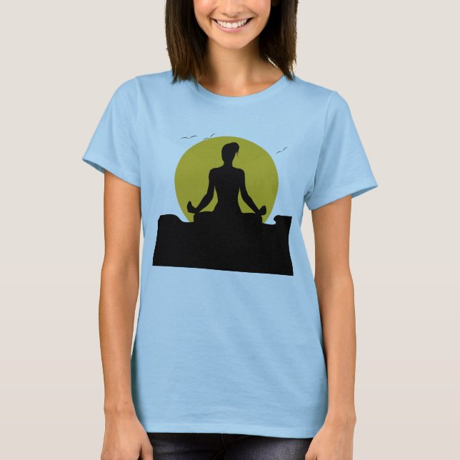 Camiseta Sunshine de yoga para mujeres (Anverso)