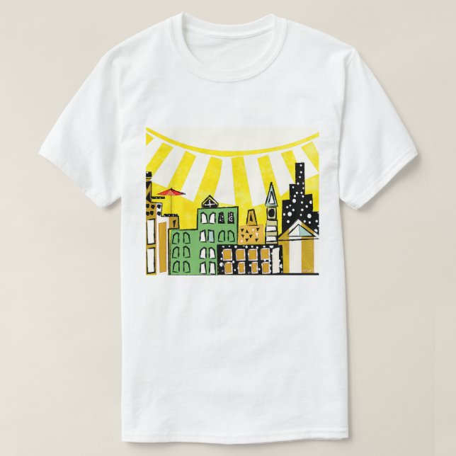 CAMISETA ¡SUNSHINE EN LA CIUDAD! (Diseño del anverso)