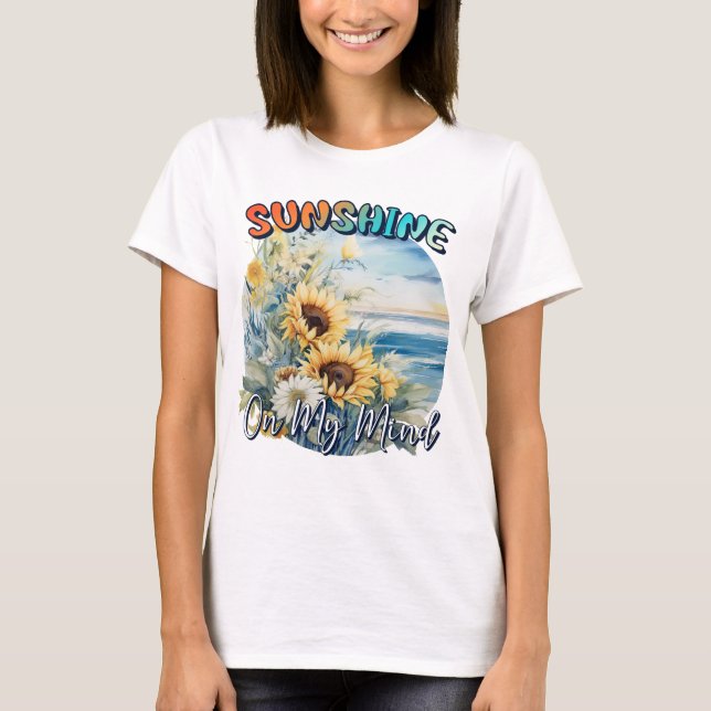 Camiseta Sunshine en mi mente (Anverso)
