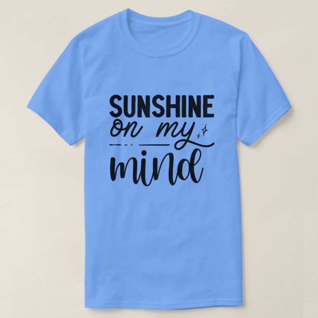 Camiseta Sunshine en mi mente01 (Diseño del anverso)