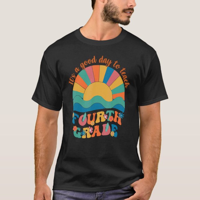 Camiseta Sunshine Es un buen día para enseñar el cuarto gra (Anverso)