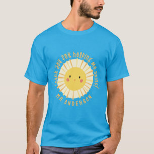 Camiseta Sunshine gracias profesor moderno