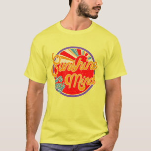 Camiseta Sunshine On My Mind - verano retro divertido