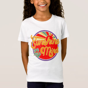 Camiseta Sunshine On My Mind - verano retro divertido