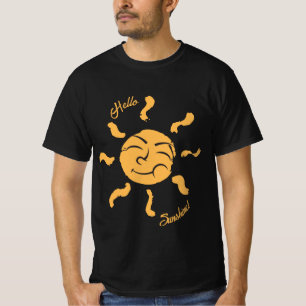 Camiseta Sunshine Personalizado sonriente