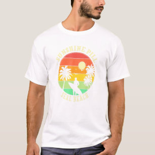 Camiseta Sunshine Pill Seal Beach Summer California Tropica