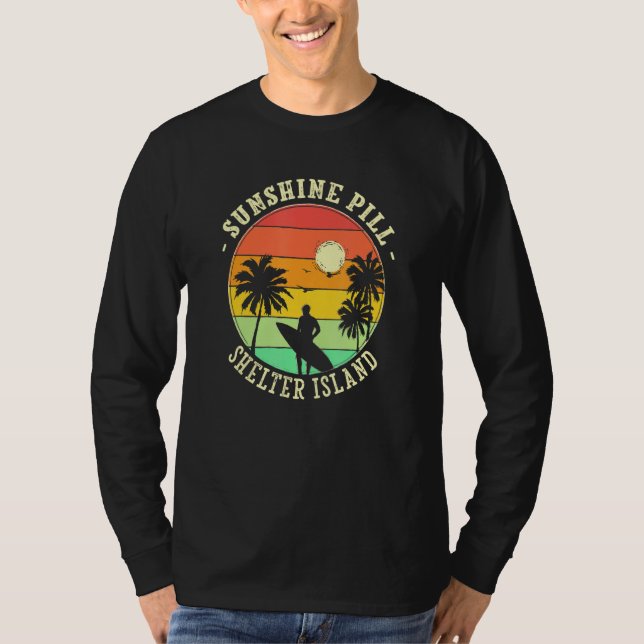 Camiseta Sunshine Pill Shelter Island Summer New York Tropi (Anverso)