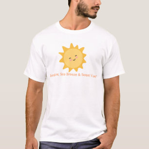 Camiseta Sunshine, Sea Breeze y Sweet Vibes