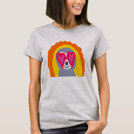 Camiseta Sunshine Sloth con gafas de sol