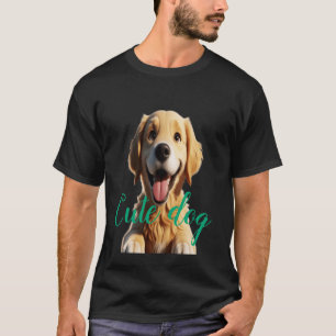 Camiseta "Sunshine sonriente: El Cachorro Dorado más feliz"