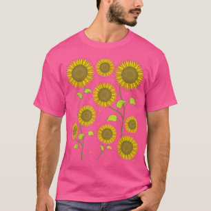 Camiseta Sunshine Sunflower Hippie Flor Flor Flor Flor Natu