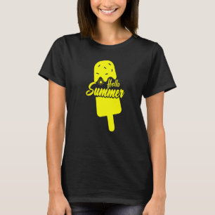 Camiseta Sunshine Sunglass Vacation Ice Lolly Hello Summer