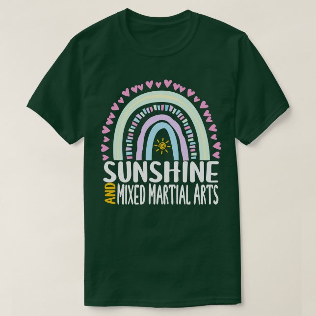 Camiseta Sunshine y artes marciales mixtas lindo regalo de  (Diseño del anverso)