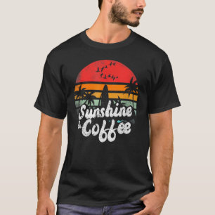 Camiseta Sunshine Y Coffee Gracioso Rata Reggae De Jamaica