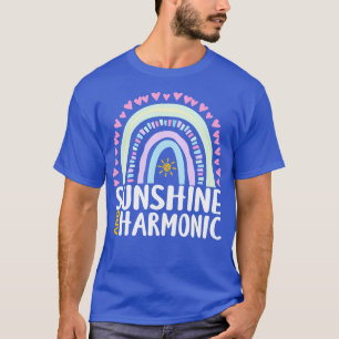 Camiseta Sunshine y Harmonic Cute Rainbow Gift para las muj