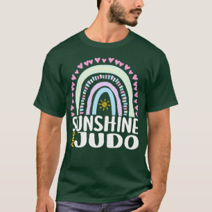 Camiseta Sunshine y Judo Cute Rainbow Gift para mujeres